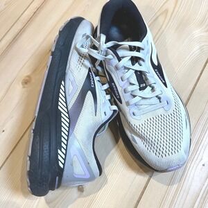 Brooks Adrenaline GTS 23 Mens US 11 Running Shoes Grey Black Purple Sneakers